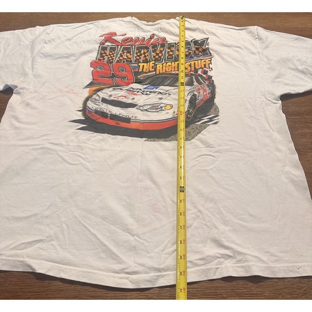 Vintage Y2K Kevin Harvick NASCAR GM Goodwrench The Right Stuff T-shirt Mens 2XL - Picture 4 of 9